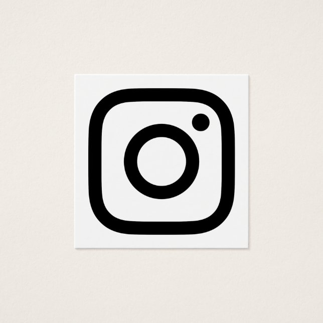 instagram promo fyrkantigt visitkort (Framsida)