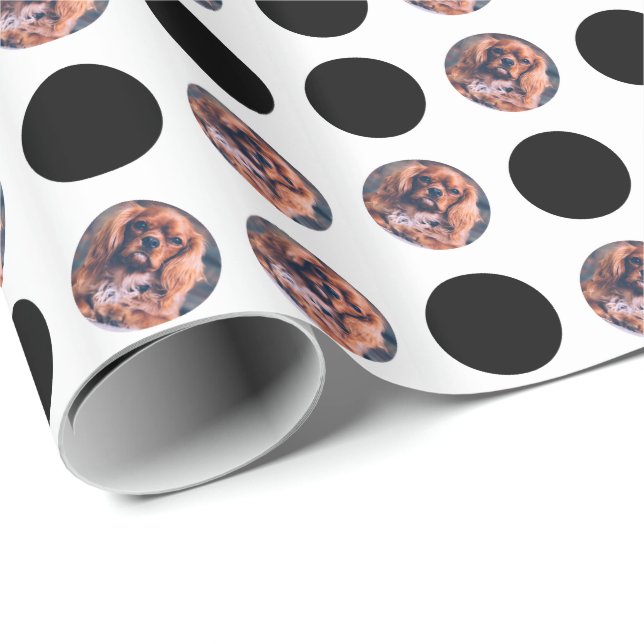 Instagram Puppy Wrapping Papper Presentpapper (Rullad Hörn)