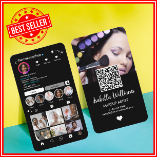 Instagram QR-Affärskort Visitkort