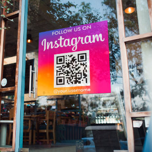 Instagram QR-kod Klistermärken