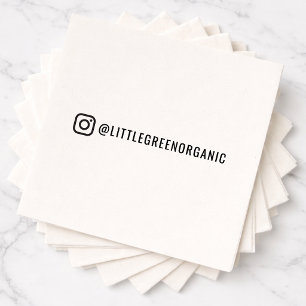 Instagram Servetter   Dina Insta Namn Pappersserve