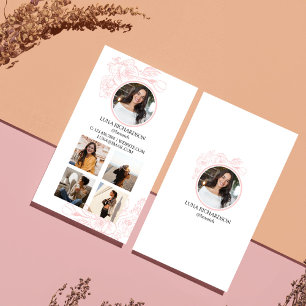 Instagram Social följer mig med Blommigten Photo G Visitkort