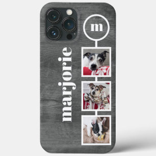 Instagram Stil Foton på Grått Wood Image Fodral-Ma