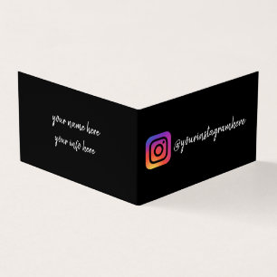 Instagram Visitkort