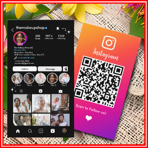 Instagram Visitkort