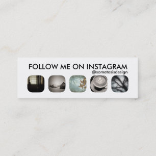 instagramanhängare mini visitkort