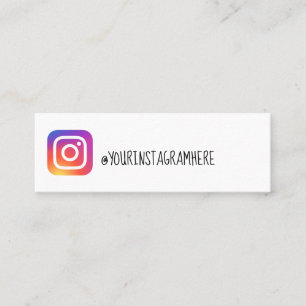 instagramvisitkort mini visitkort