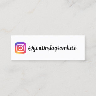 instagramvisitkort mini visitkort