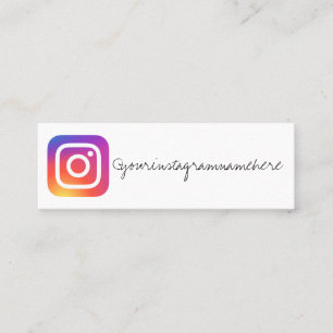 instagramvisitkort mini visitkort