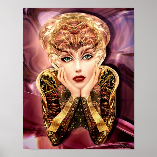 Instalator Cyborg Skriv ut Poster (Framsidan)