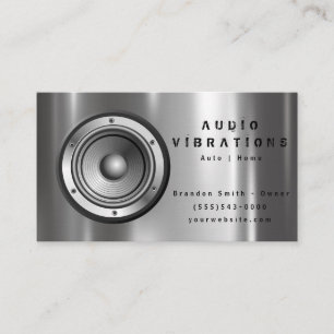 Installation av bilstereotyp Audio Visitkort