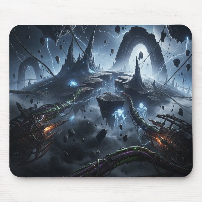 Installation av Cosmic Drift PC Desk Mat Mousepad Musmatta (Framsidan)
