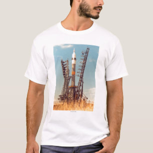 Installation av det Soyuz rymdskepp på Baikonur Tee