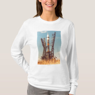 Installation av det Soyuz rymdskepp på Baikonur Tröja