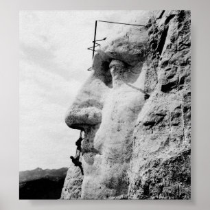 Installation av Mount Rushmore Poster