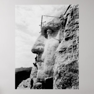 Installation av Mount Rushmore Poster