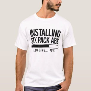 Installation av sex packeAbs som laddar puben Tee