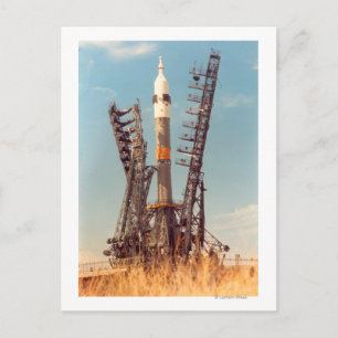 Installation av Soyuz-rymdfarkoster i Baikonur Vykort