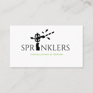 Installation och reparation av Sprinkler-system Visitkort