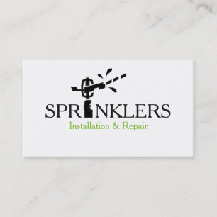 Installation och reparation av sprinklersystem visitkort