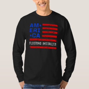 Installationsanläggning för golvinstallatör för en t shirt