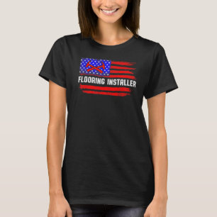 Installationsanläggning för golvinstallatör för en t shirt