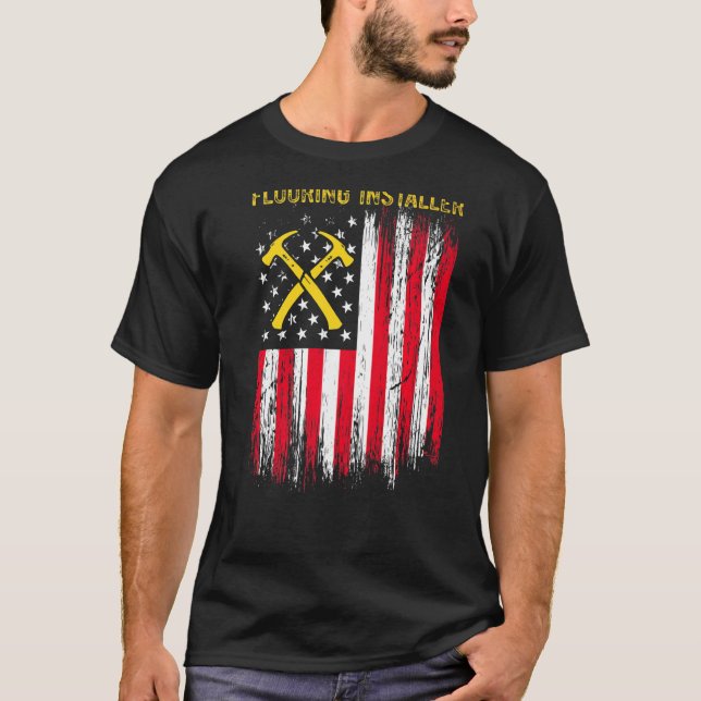 Installationsanläggning för golvinstallatör för en t shirt (Framsida)