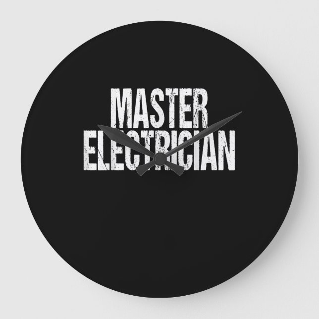 Installationsgrupp för Master Electrician Event Eq Stor Klocka (Framsida)