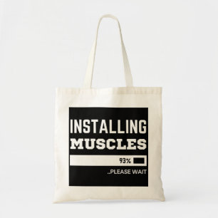 Installationskammare för Fitness Funny Workout Tygkasse