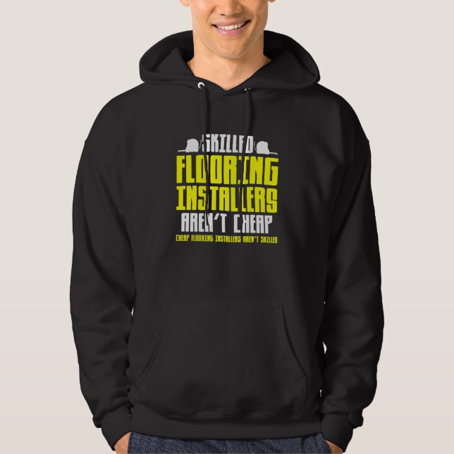 Installationskontrakt för golvinstallatören Golv Hoodie (Framsida)