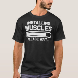 Installationskretsar för Workout Funny Gift-kluste T Shirt