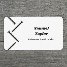 Installationsprogram för Drywall Visitkort