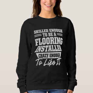 Installationsprogram för golvinstallatörer med kom t shirt