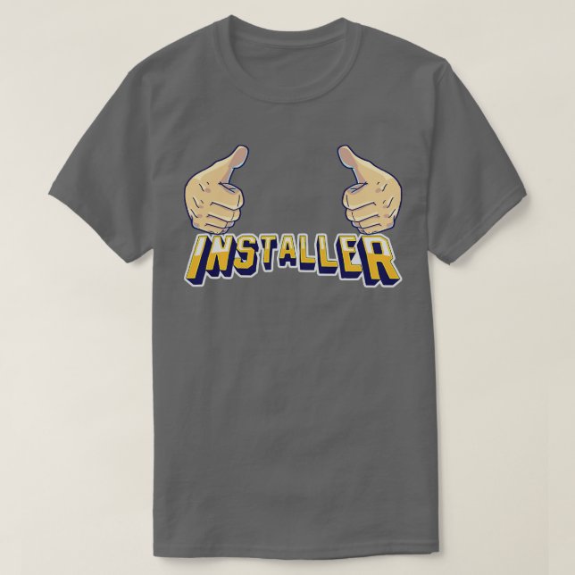 Installationsprogram T Shirt (Design framsida)