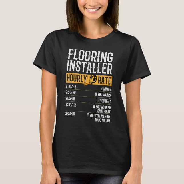 Installationsprogrammet för golvbeläggning av timm t shirt (Framsida)