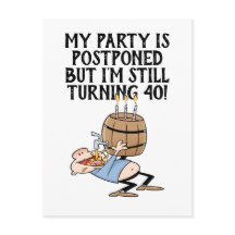 Inställd Födelsedagsfest Avbokning Tecknad Serie