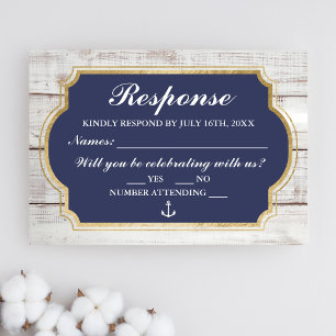 Inställd i Kärlek Rustic Nautical Anchor Rand OSA Kort