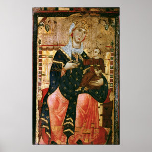 Installera Madonna och barnet, c.1260 Poster