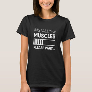 Installera Muscles Novelty Graphic Tees Coola Desi T Shirt