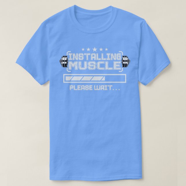 INSTALLERA MUSKELPARODY T SHIRT (Design framsida)