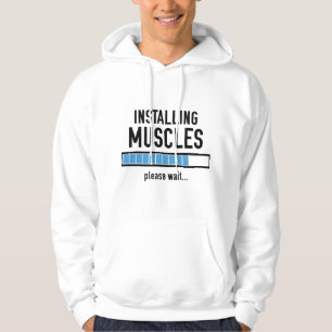 Installera muskler hoodie