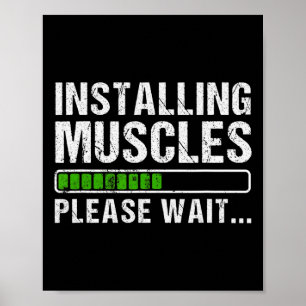 Installera muskler poster