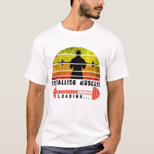 installera muskler vänta t shirt