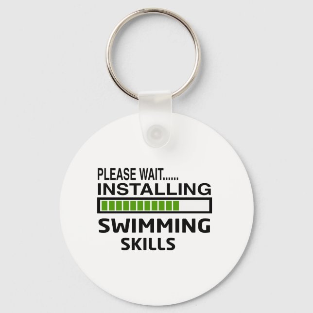 Installera simningskompetens nyckelring (Framsida)