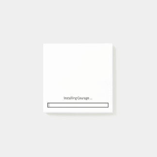 Installing Courage Post-It Block