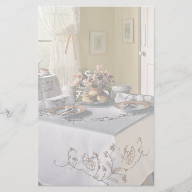 Inställning av eftermiddagstest brevpapper (Framsida)