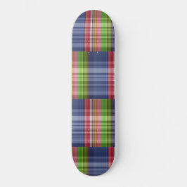 Inställning av flera Färger i Tartan Play Mini Skateboard Bräda 18,5 Cm