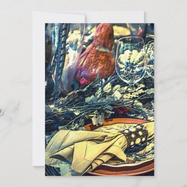 Inställning av happy thanksgiving Bord (Framsida)