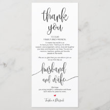 Inställning av tackkort för Bröllop-middagen