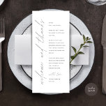 Inställning av tackkort för minimalistiskt Bröllop Program<br><div class="desc">Vi presenterar perfekten som avslutar beröring till din bröllopsmottagning - våra Ställe-kort från elegant bröllop, med korttiteln "Låt oss firma"! Designat för att uttrycka er uppriktiga uppskattning för varje gästs närvaro på din speciella dag, är dessa kort det perfekta sättet att göra din middag i bord en personlig beröring. Dessa...</div>